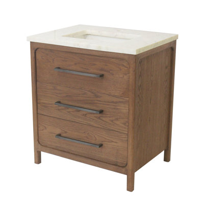 Freestanding Standard With Marble Top