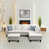 White Faux leather