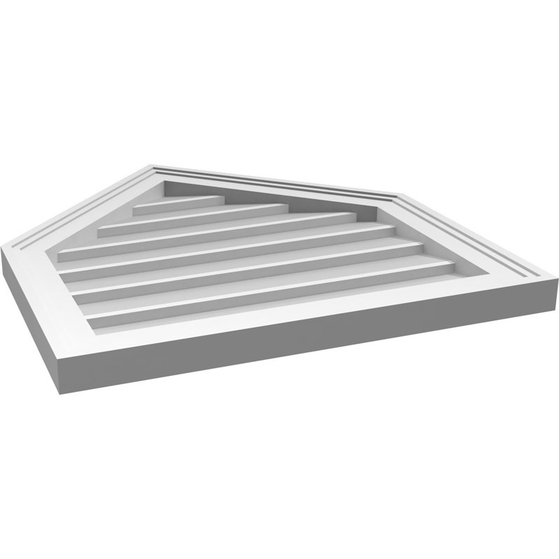 Ventilateur à pignon en uréthane non-fonctionnel Signature, H 24 po x l 22 po x P 1,5 po, 12/12