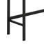 Table de salle à manger de cuisine moderne, table de pub, ensemble de table de salle à manger longue avec 3 tabourets, conception de tabouret suspendu pratique
