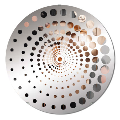 Jazeera - Spiral Circle Wall Mirror