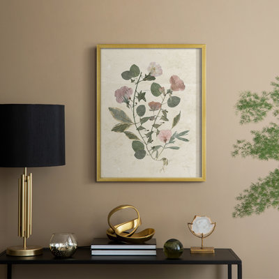 Pressed Arrangement I, reproduction encadrée - bois massif