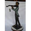 Grand garçon jouant du violon, grande statue en bronze - Taille: L 31 po x l 31 po x H 50 po.