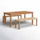 Mambo 66.9'' Rectangular 6 - Person Outdoor Dining Set