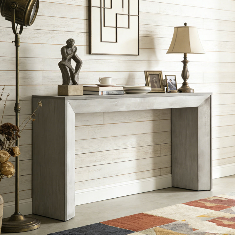 Elegant Console Table, Grey