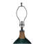 Lampe de table en verre D16x28,5 "