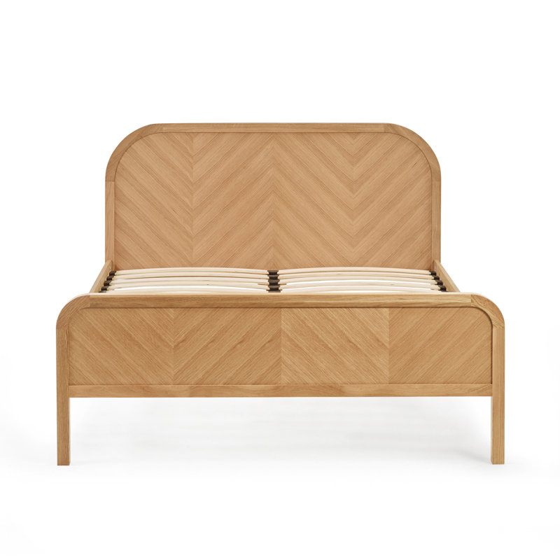 Solid Wood Bed, Double (4'6)