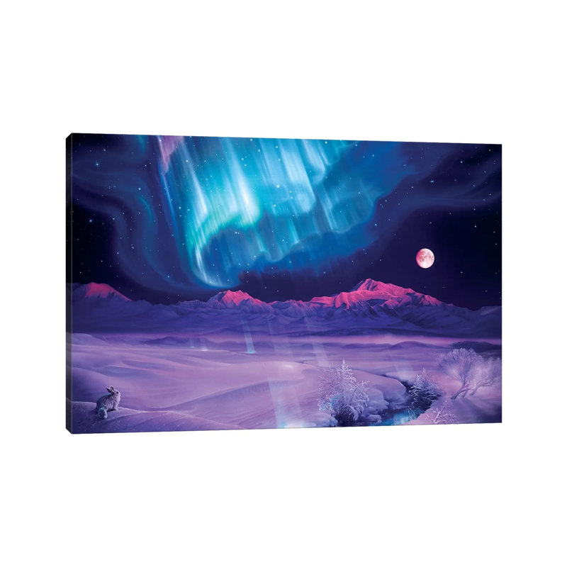 Snowfield Illumination by Kirk Reinert - Wrapped Canvas Print, 20.32 cm H x 30.48 cm W