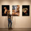 3 pièces léopard, art mural, impressions de léopard, œuvre d'art, boule disco moderne, griffes, décoration murale, salon, chambre à coucher, filles, bureau, décoration de la maison, 16 x 24 po