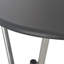 Jolicia Extendable Round Metal Base Dining Table-2016826073