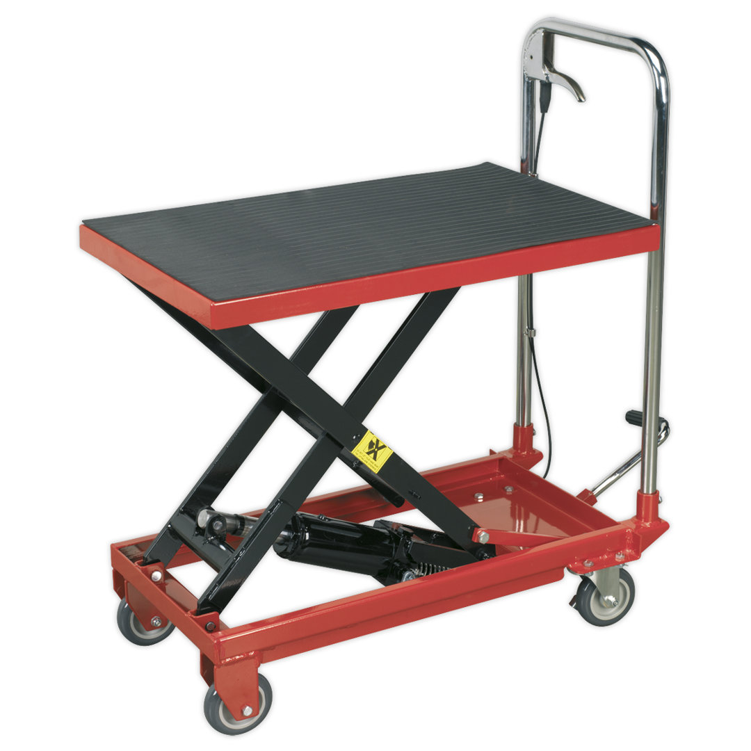Salerna 24cm H x 79cm W x 49cm D 150kg Hydraulic Platform Trolley