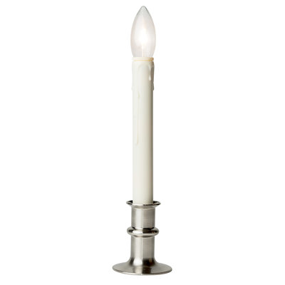 Bougie sans flamme à double intensité réglable à DEL sans parfum