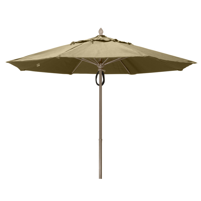Parasol de marché 11 'Prestige, Bronze champagne, Lin lin