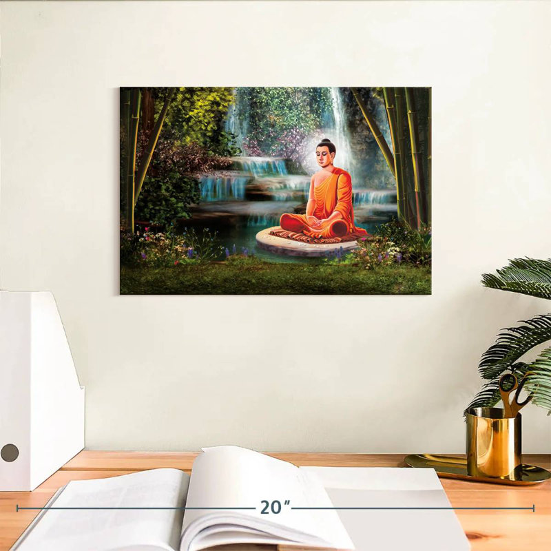 Leisha Hanuman en méditation, H 8 po x l 12 po