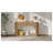 TREXM Oval Fluted Console Table with 2 Drawers and Bottom Shelf, Natural Solid Wood Veneer Entryway Table-1111694327-1111694320-1111694321-1111694322