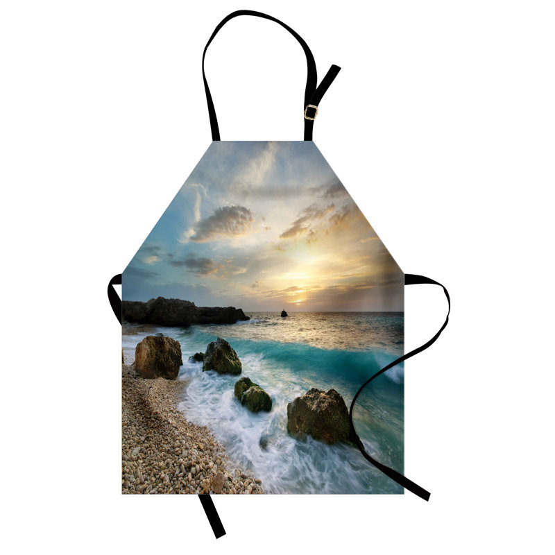 No Pattern Bib Apron