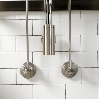 Kingston Brass Trimscape Traditional Plumbing Sink Trim Kit with P-Trap and Drain (No Overflow)
