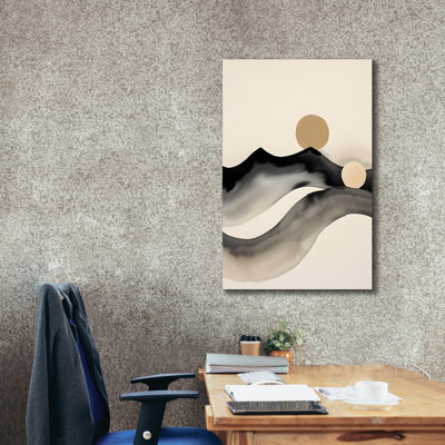 "Black & Beige Landscape 3" par Petals Prints Design
