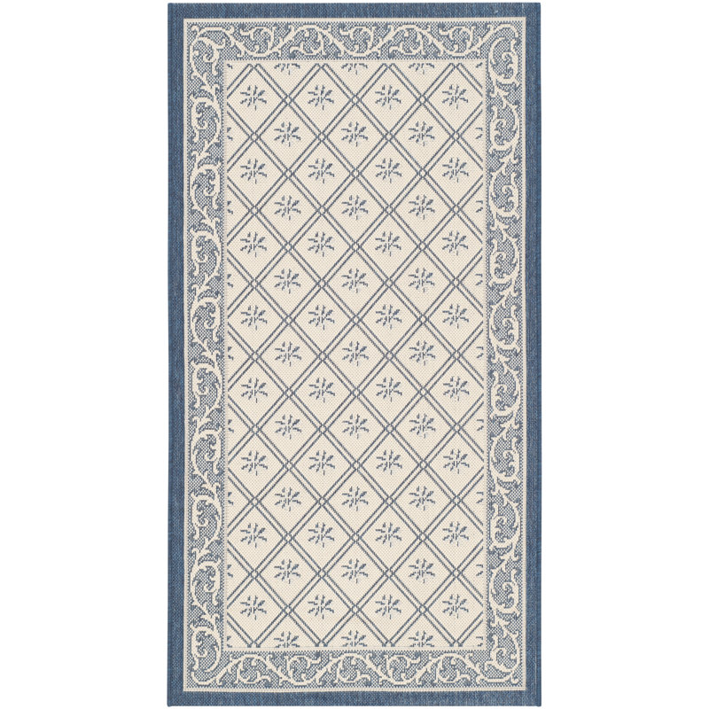 Rubin Performance Geometric Indoor/Outdoor Area Rug, Runner 2'3" x 6'7"