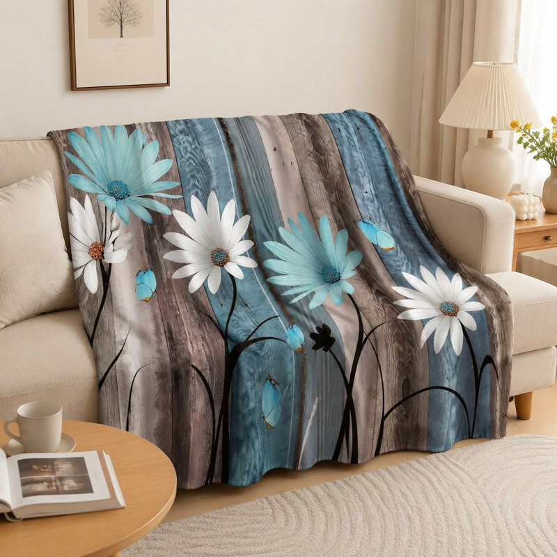 Jeté douillet en flanelle Cozy, L 40 po x l 30 po