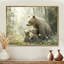 «Mother Bear with Cubs In Winter I», art mural ours-913636119-913636122-913636131