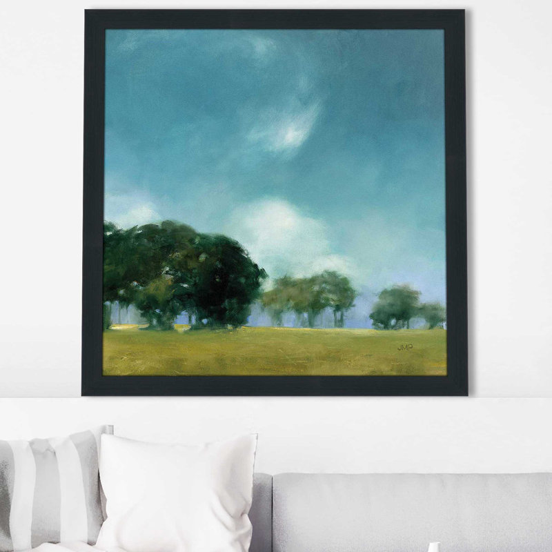Cloud Dance II - Peinture, Cadre espresso, H 25,5 po x l 25,5 po x P 1 po