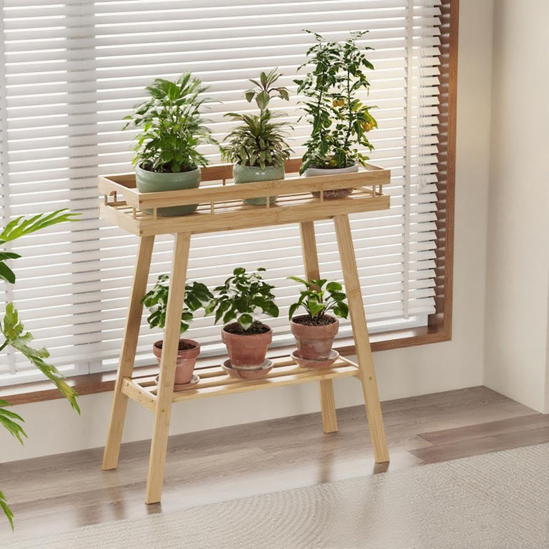 Table à 2 étages pour petites plantes