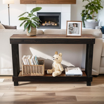 46" Solid Wood Console Table