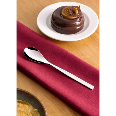 Alicia Stainless Steel Baby Spoon | 7", Silver, Set of 12