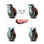 Greenlee Caster Set – GMX Cart – 2 Swivel Bolt On Swivel Locks 2 Rigid - SCC/GRE-SCC-30CS620-PPUR-BSL-2-R-2