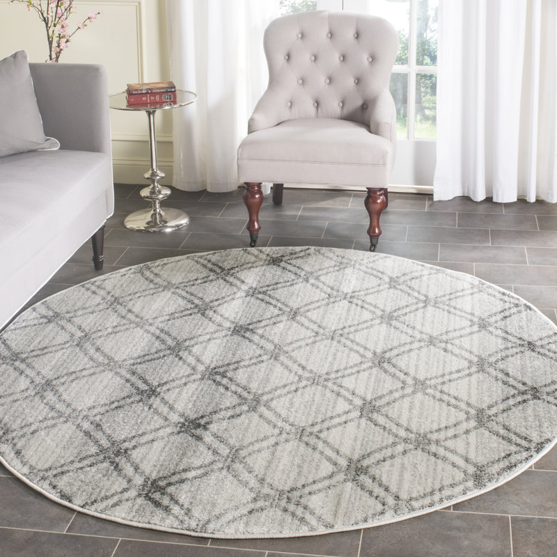 Muniz Performance Geometric Rug, Round 4'