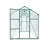 6X10 FT Polycarbonate Walk-In Greenhouse, Aluminum Frame, Green-128768942