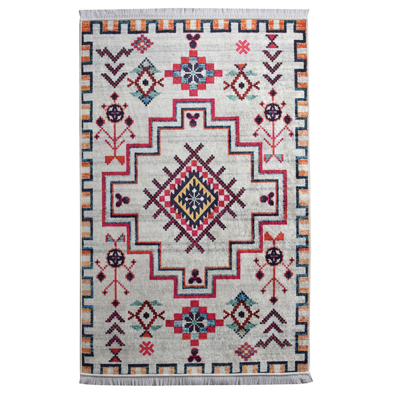Antibacterial Non-Slip Area Rug, 100% Polyester, 47.2 x 70.9 inches | 0.16 in Pile Height, Machine Washable, Durable Felt Base | Perfect for Living Room, Bedroom, & Dining Room | Soft, Stylish, and Easy to Maintain