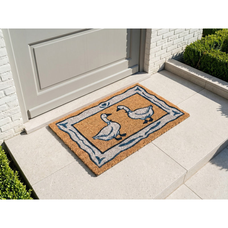 IZARA Non-Slip Abstract and Vintage Look Doormat