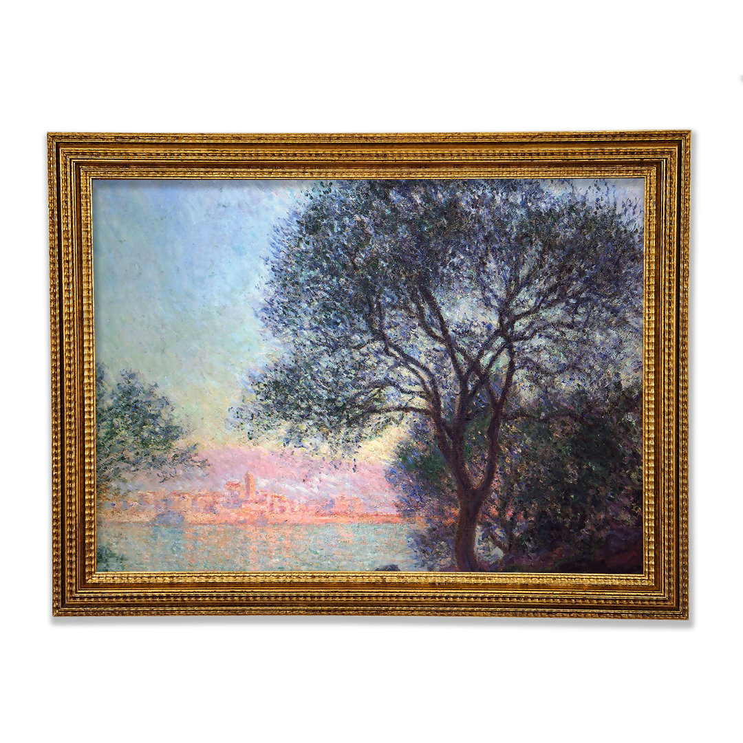 Monet Antibes von La Salis aus gesehen - Einzelner Bilderrahmen Kunstdrucke