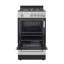 Cuisinière à gaz 20 po Danby Dr20v1bssglp en acier inoxydable 120 V
