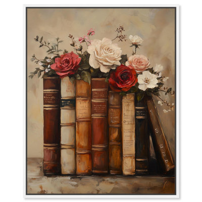 Bibliothèque Bouquet II sur toile Glam Farmhouse Art par Art Remedy