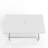 Luminous 36" Minimalist Metal Console Sink with Glass Vessel Basin and Solid Surface Top-102480560-102480546