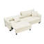 Corduroy convertible au lit - Beige pour les espaces pratiques et spacieux-456696961