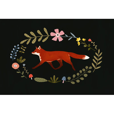 «Critter and Foliage I» par Victoria Borges - peinture sur toile tendue