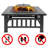 Crofton Square Steel Fire Pit