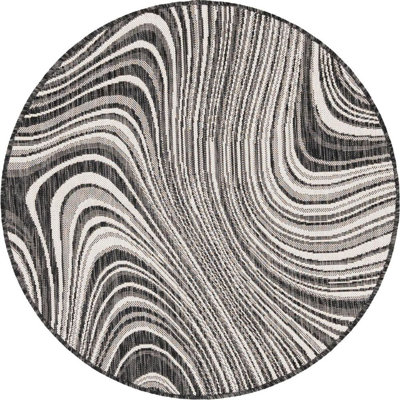 Outdoor Iris Area Rug Stone Color