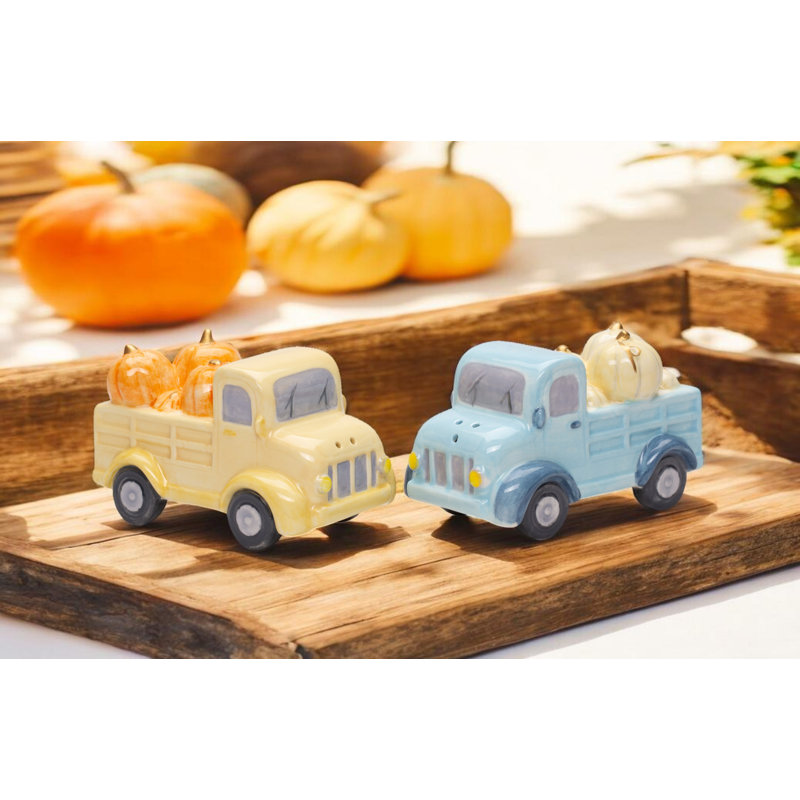 Camion citrouille sel et poivre