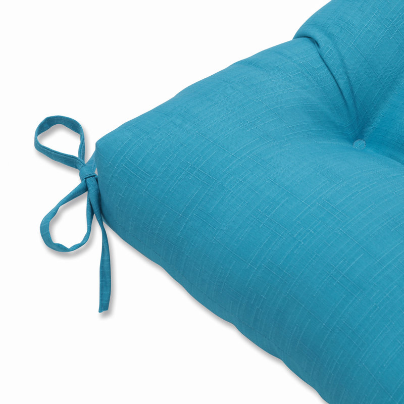 Coussin de siège intérieur / extérieur Renelda, Bleu, L 48 po