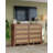 8-Drawer Rattan Dresser with Rolling Wheels, Walnut