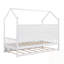 Lit en bois avec couchette et tablette-2104398017