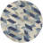 Hand Tufted Graphic Rug, Blue/Ivory-313536958