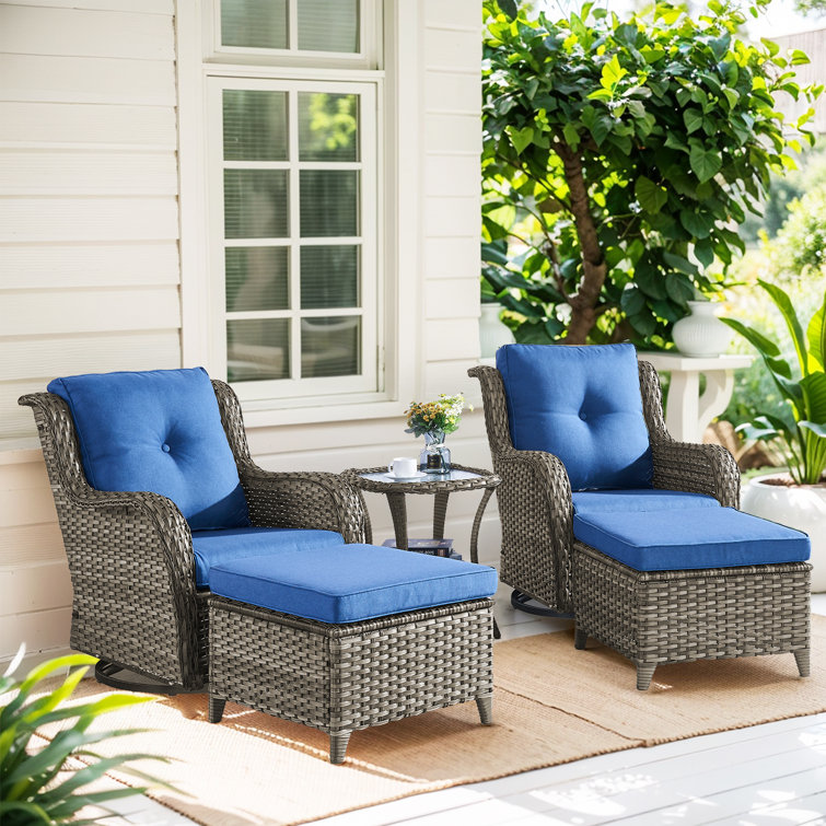 Carolina 2 - Person Patio Conversation Sets with Cushions