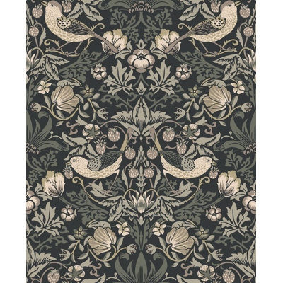 Mamadou Fragaria Garden 10.05 m x 53 cm Wallpaper Roll