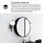 Pharmacie ronde en fer avec miroir Goree-710161829